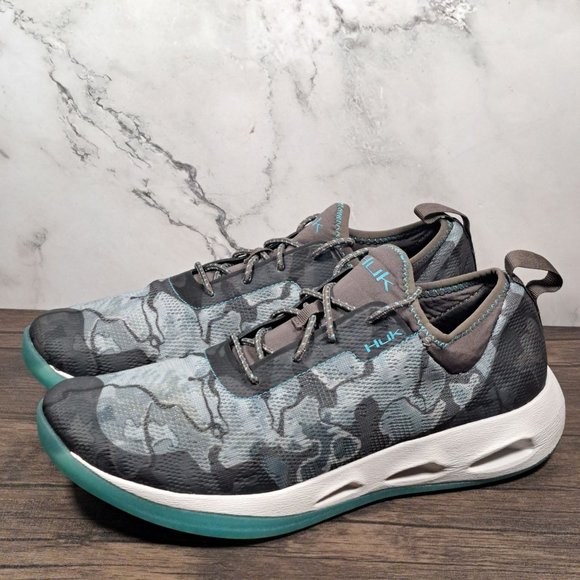 Huk Other - Huk Mako Lightweight Full Drainage Mesh Sneaker Slip on Laceup Mens Size 9 (GUC)